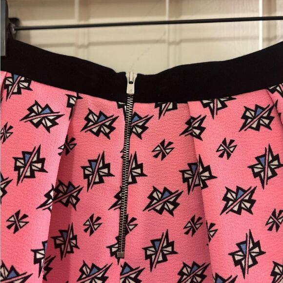 Sandro Printed Pink and Black mini Y2K Skirt - Picture 8 of 8